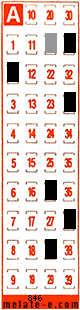 Volante ganador del sorteo 846 de Melate Retro