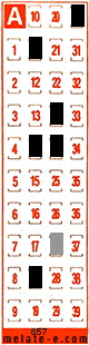 Volante ganador del sorteo 857 de Melate Retro