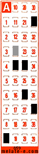 Volante ganador del sorteo 859 de Melate Retro