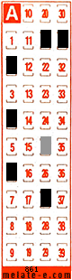 Volante ganador del sorteo 861 de Melate Retro