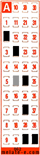 Volante ganador del sorteo 862 de Melate Retro