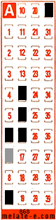 Volante ganador del sorteo 868 de Melate Retro