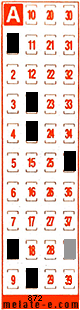 Volante ganador del sorteo 872 de Melate Retro