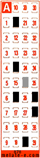 Volante ganador del sorteo 878 de Melate Retro