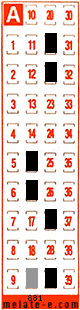 Volante ganador del sorteo 881 de Melate Retro