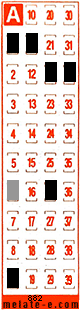 Volante ganador del sorteo 882 de Melate Retro