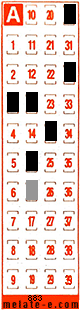 Volante ganador del sorteo 883 de Melate Retro