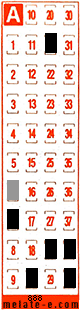 Volante ganador del sorteo 888 de Melate Retro