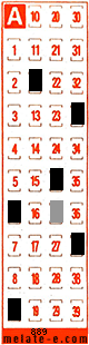 Volante ganador del sorteo 889 de Melate Retro