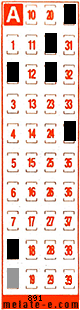 Volante ganador del sorteo 891 de Melate Retro