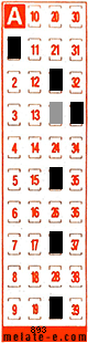 Volante ganador del sorteo 893 de Melate Retro