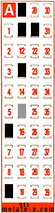 Volante ganador del sorteo 911 de Melate Retro
