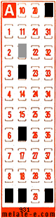Volante ganador del sorteo 931 de Melate Retro