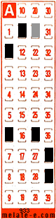 Volante ganador del sorteo 933 de Melate Retro