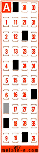 Volante ganador del sorteo 937 de Melate Retro