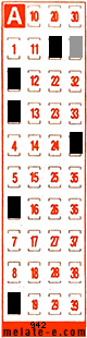 Volante ganador del sorteo 942 de Melate Retro