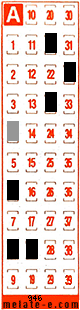 Volante ganador del sorteo 946 de Melate Retro