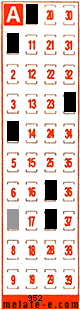Volante ganador del sorteo 952 de Melate Retro