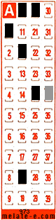 Volante ganador del sorteo 973 de Melate Retro