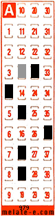 Volante ganador del sorteo 979 de Melate Retro