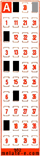 Volante ganador del sorteo 982 de Melate Retro