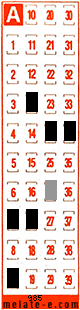 Volante ganador del sorteo 985 de Melate Retro