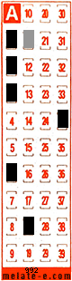 Volante ganador del sorteo 992 de Melate Retro