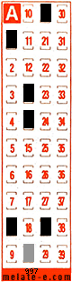 Volante ganador del sorteo 997 de Melate Retro