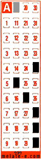 Volante ganador del sorteo 999 de Melate Retro