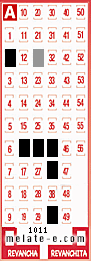 Volante ganador del sorteo 1011 de Melate