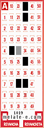 Volante ganador del sorteo 1019 de Melate