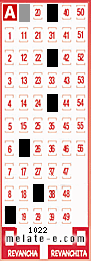 Volante ganador del sorteo 1022 de Melate