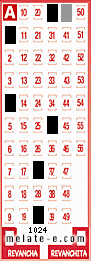Volante ganador del sorteo 1024 de Melate