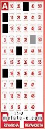 Volante ganador del sorteo 1048 de Melate