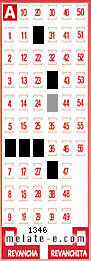 Volante ganador del sorteo 1346 de Melate
