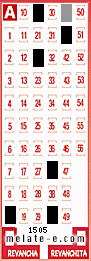 Volante ganador del sorteo 1505 de Melate