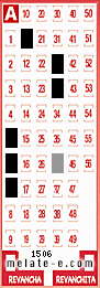Volante ganador del sorteo 1506 de Melate