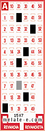 Volante ganador del sorteo 1507 de Melate