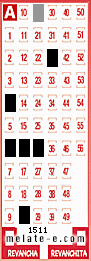 Volante ganador del sorteo 1511 de Melate