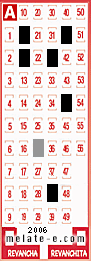 Volante ganador del sorteo 2006 de Melate