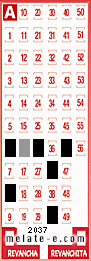 Volante ganador del sorteo 2037 de Melate