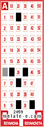 Volante ganador del sorteo 2059 de Melate