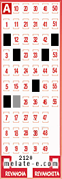 Volante ganador del sorteo 2120 de Melate