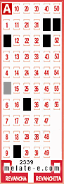 Volante ganador del sorteo 2339 de Melate