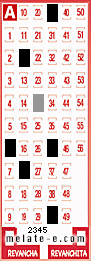Volante ganador del sorteo 2345 de Melate