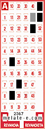 Volante ganador del sorteo 2367 de Melate