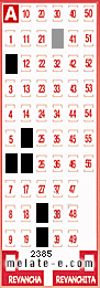 Volante ganador del sorteo 2385 de Melate
