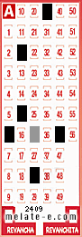 Volante ganador del sorteo 2409 de Melate