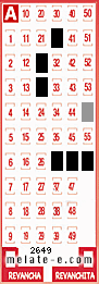 Volante ganador del sorteo de Melate con fecha del miércoles  24 de abril de 2013