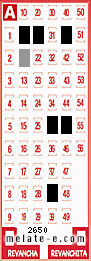 Volante ganador del sorteo de Melate con fecha del domingo  28 de abril de 2013